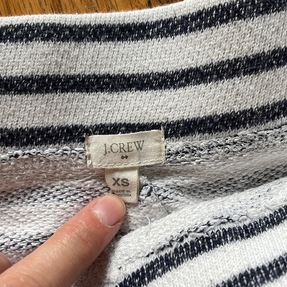 J. Crew Cotton Striped Shorts Size XS - Picture 5 of 6